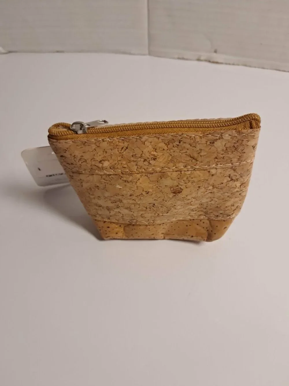 Natural Cork Coin Purse with Zipper